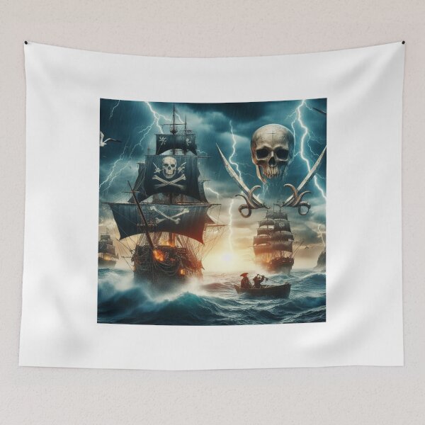 Item preview, Fighting Pirates On The Caribbean Sea.  Number 13 designed and sold by fredgarden8.