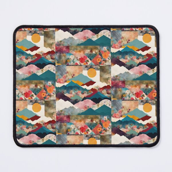 Item preview, Patchwork Mountain Florals designed and sold by echowood26.