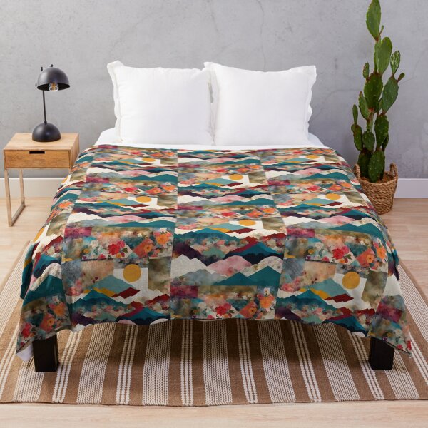 Item preview, Patchwork Mountain Florals designed and sold by echowood26.