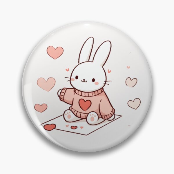 Artikelvorschau, Herzpullover Hase Valentinstag entworfen und verkauft von LemuellTrends.