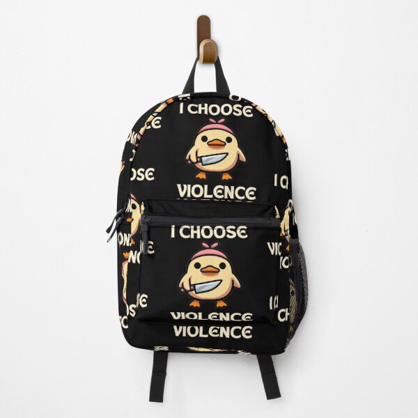Item preview, I Choose Violence Funny Duck designed and sold by Fictio ⭐⭐⭐⭐⭐.