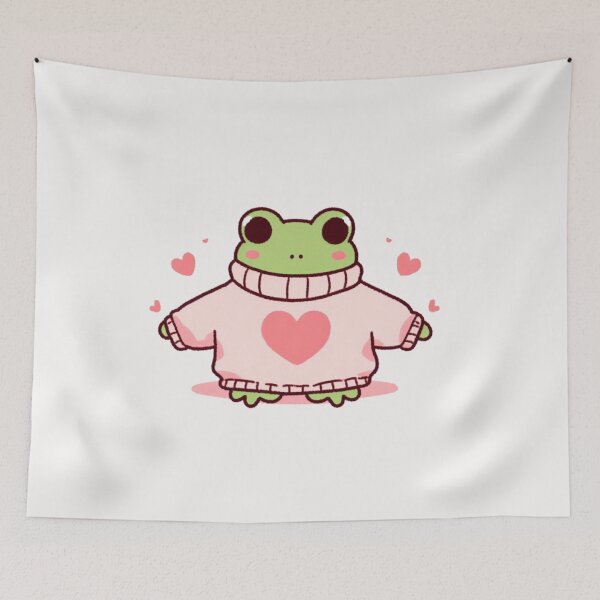 Item preview, Heart Sweater Frog Valentine's Day designed and sold by LemuellTrends.