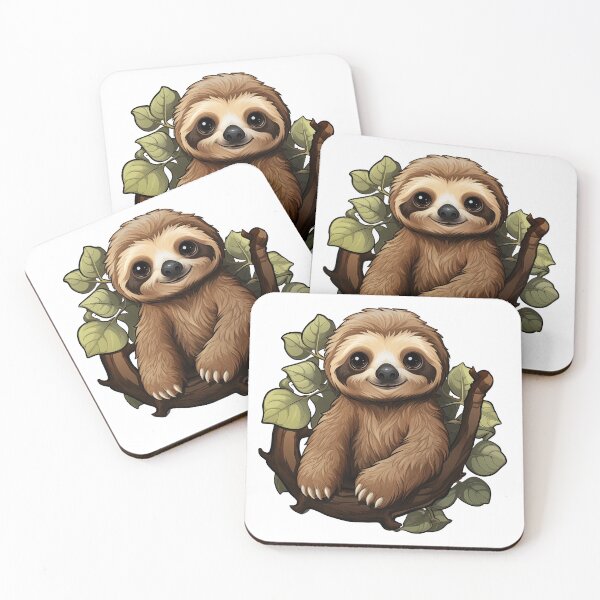Item preview, Cute Sloth Hanging Out designed and sold by prissipix.
