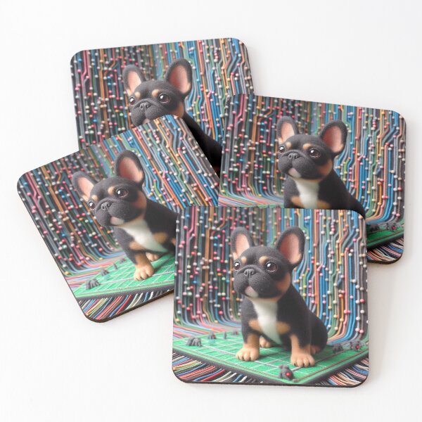 Item preview, French Bulldog in the Matrix designed and sold by Avida's Fever Dreams.