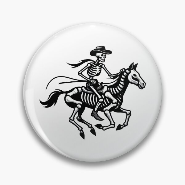 Item preview, Gunslinger Skull Cowboy On a Horse designed and sold by revsdesign.