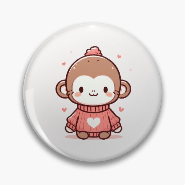 Item preview, Heart Sweater Monkey Valentine's Day designed and sold by LemuellTrends.