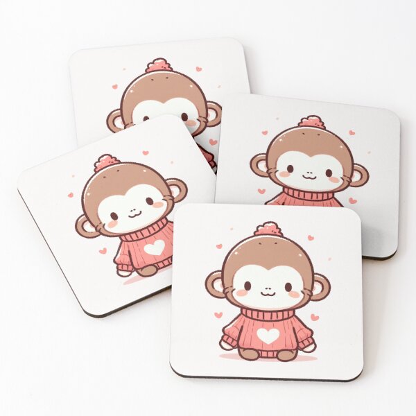 Item preview, Heart Sweater Monkey Valentine's Day designed and sold by LemuellTrends.