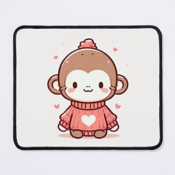 Item preview, Heart Sweater Monkey Valentine's Day designed and sold by LemuellTrends.