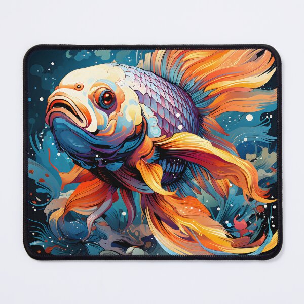 Item preview, Vibrant Aqueous Dance - Majestic Koi designed and sold by inkArtistryfine.