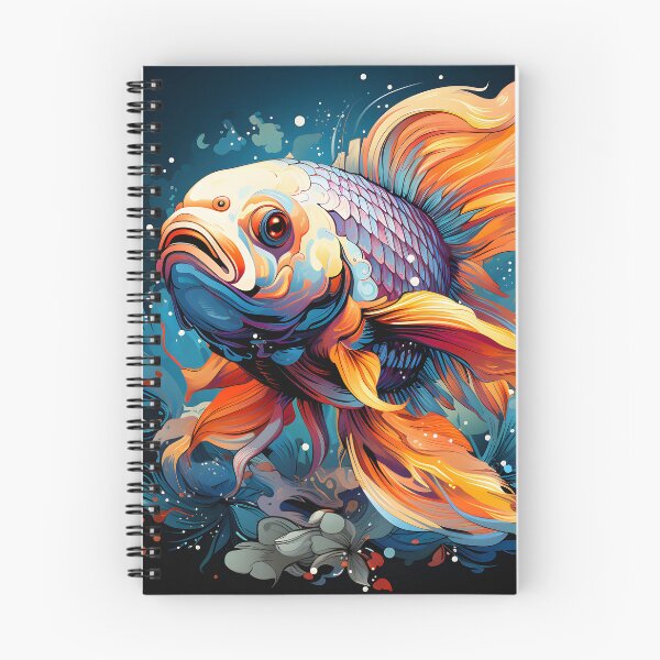 Item preview, Vibrant Aqueous Dance - Majestic Koi designed and sold by inkArtistryfine.