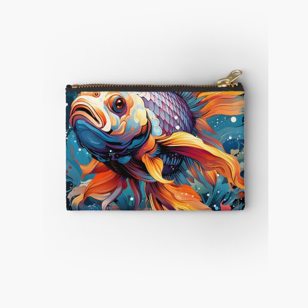 Item preview, Vibrant Aqueous Dance - Majestic Koi designed and sold by inkArtistryfine.