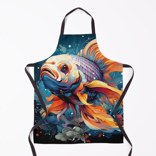 Item preview, Vibrant Aqueous Dance - Majestic Koi designed and sold by inkArtistryfine.