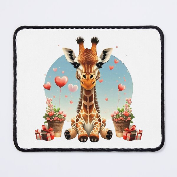 Item preview, Adorable Baby Giraffe Love - Valentine's Day Edition designed and sold by T3goods.