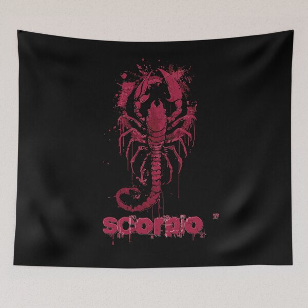 Item preview, Abstract Scorpio Zodiac Grunge Design  designed and sold by Sir Meow Meow.
