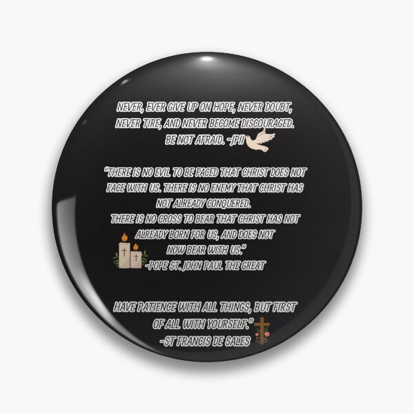 Item preview, Short Catholic Quotes Sticker Set designed and sold by Designsleashed.