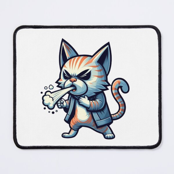 Item preview, Cat coughing : Coughing cat designed and sold by DigitalPrintsByEcho.