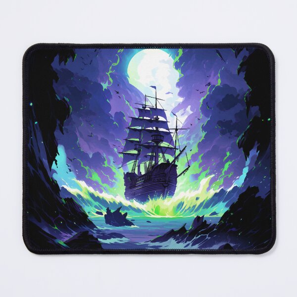 Item preview, Nocturnal Revenge Ghost Ship designed and sold by Spookyashell.