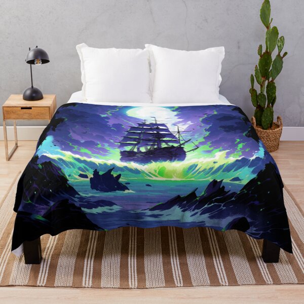Item preview, Nocturnal Revenge Ghost Ship designed and sold by Spookyashell.
