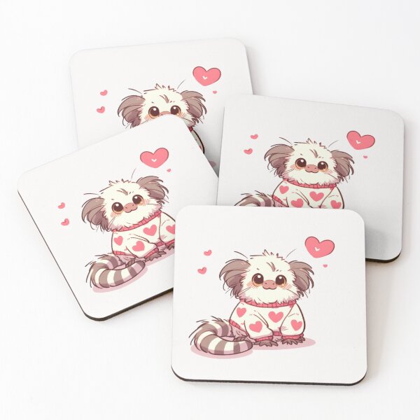 Item preview, Heart Sweater Marmoset Valentine's Day designed and sold by LemuellTrends.