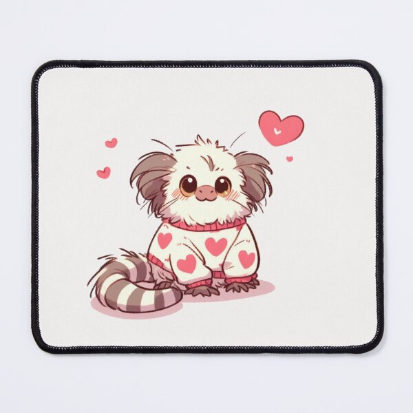Item preview, Heart Sweater Marmoset Valentine's Day designed and sold by LemuellTrends.