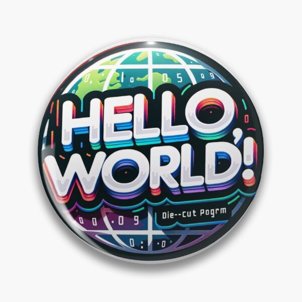 Artikelvorschau, Hallo Welt – Computerprogrammierung entworfen und verkauft von Geekbits-Store.