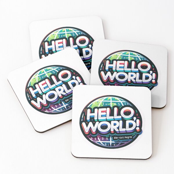 Item preview, Hello World - Computer Programming  designed and sold by Geekbits-Store.