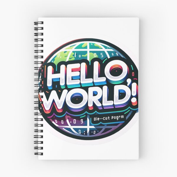 Item preview, Hello World - Computer Programming  designed and sold by Geekbits-Store.