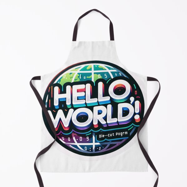 Item preview, Hello World - Computer Programming  designed and sold by Geekbits-Store.