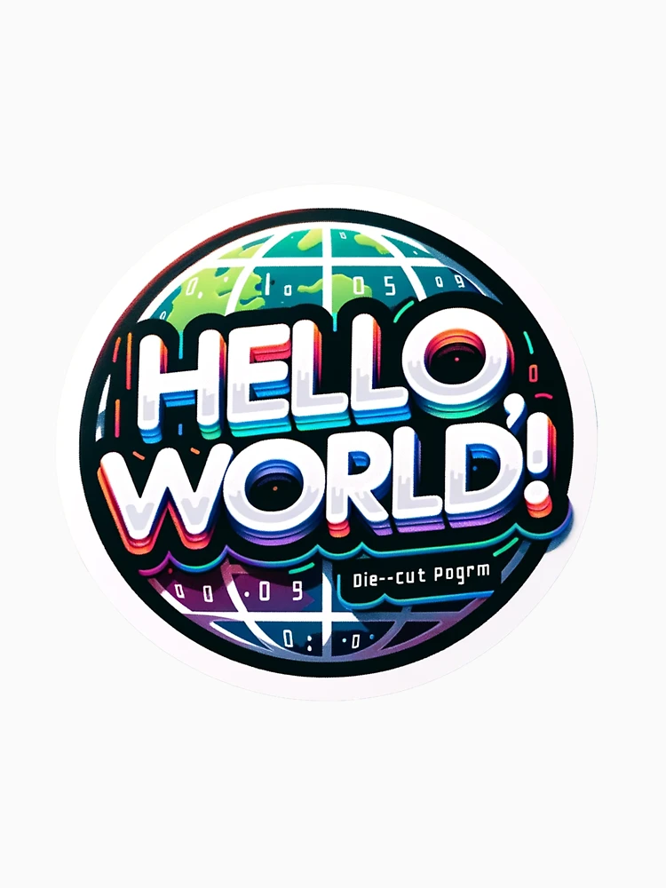 Thumbnail 6 of 6, Pullover Hoodie, Hello World - Computer Programming designed and sold by Geekbits-Store.