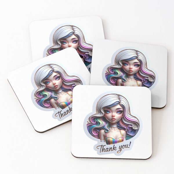 Item preview, (Barbi) Stylish Doll Thank You Sticker Thank You Sticker/Kid's Sticker Volume 2 designed and sold by mymagicstoreus.