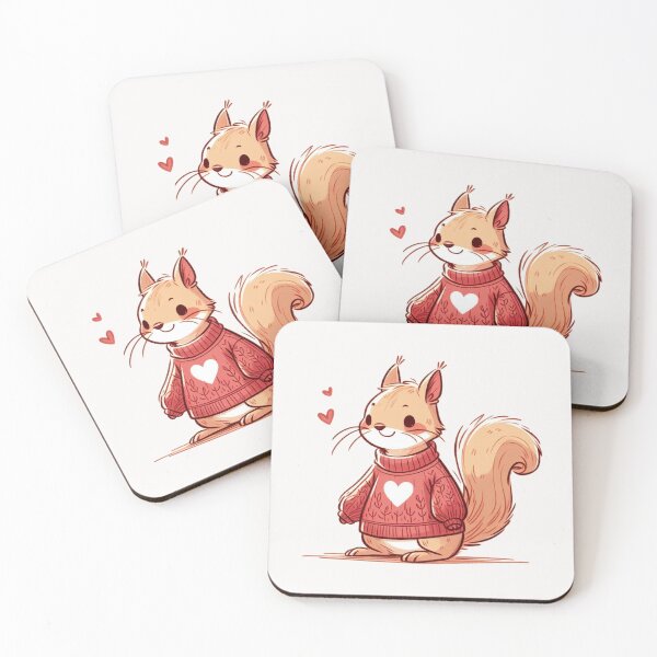 Item preview, Heart Sweater Squirrel Valentine's Day designed and sold by LemuellTrends.