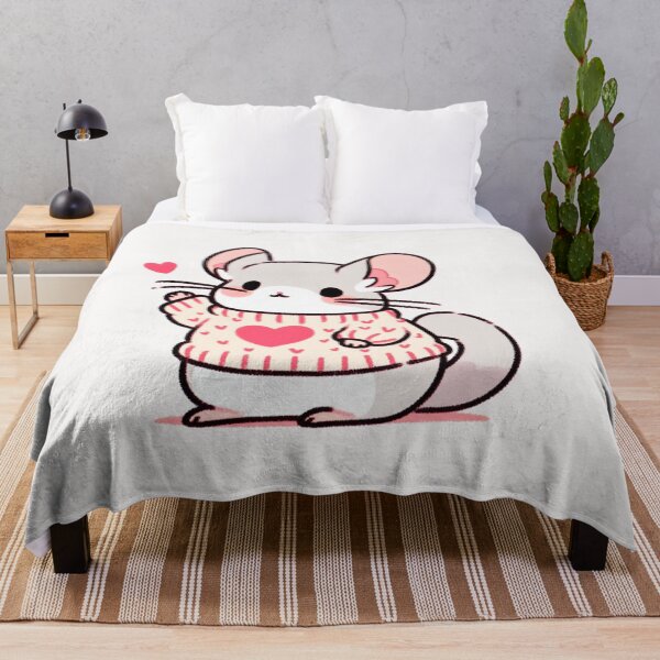 Item preview, Heart Sweater Chinchilla Valentine's Day designed and sold by LemuellTrends.