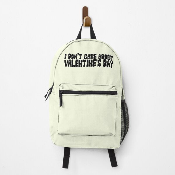 Item preview, I Don't Care About Valentine's Day, Anti Valentine's Day, Anti Love, 14 February, Beautiful Groovy Quote, designed and sold by DjenShop.