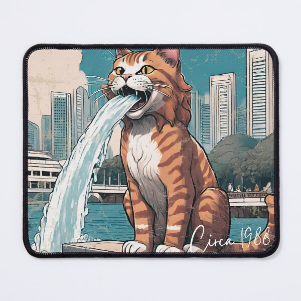 Item preview, Circa 1988 Singapore Mer-Cat designed and sold by CuriousMax.