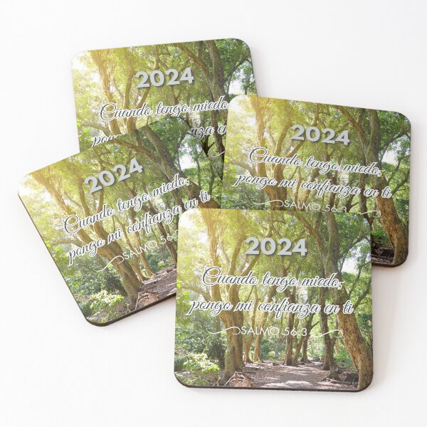 Item preview, Salmo 56:3 Yearly Bible Text in Spanish Notebook / Sticker designed and sold by Designsleashed.