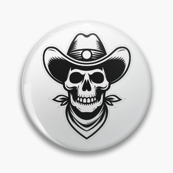 Item preview, Classic Cowboy Skull With Bandana designed and sold by revsdesign.