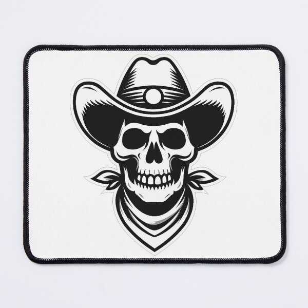Item preview, Classic Cowboy Skull With Bandana designed and sold by revsdesign.
