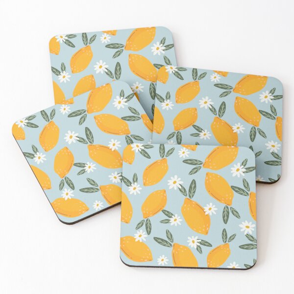 Item preview, Lemon dan Mini Flower Illustration designed and sold by MadebyUwi.