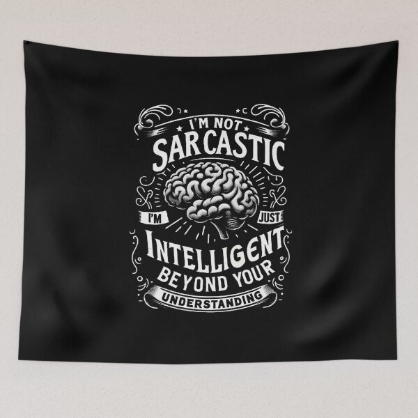Item preview, Intelligence Sarcasm  designed and sold by creativechaster.