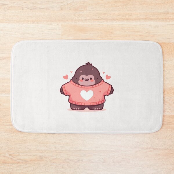 Item preview, Heart Sweater Gorilla Valentine's Day designed and sold by LemuellTrends.