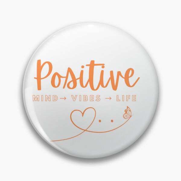Item preview, Positive Mind Positive Vibes Positive Life,Motivational Quote designed and sold by Design 91maji.
