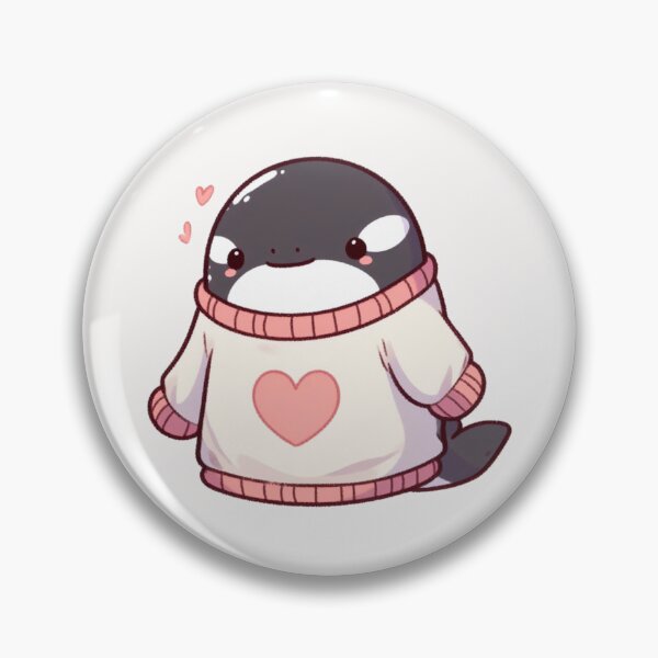 Item preview, Heart Sweater Orca Valentine's Day designed and sold by LemuellTrends.