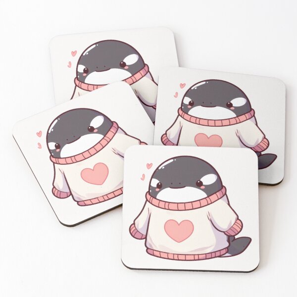 Item preview, Heart Sweater Orca Valentine's Day designed and sold by LemuellTrends.