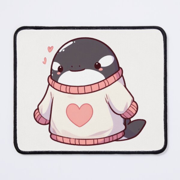 Item preview, Heart Sweater Orca Valentine's Day designed and sold by LemuellTrends.