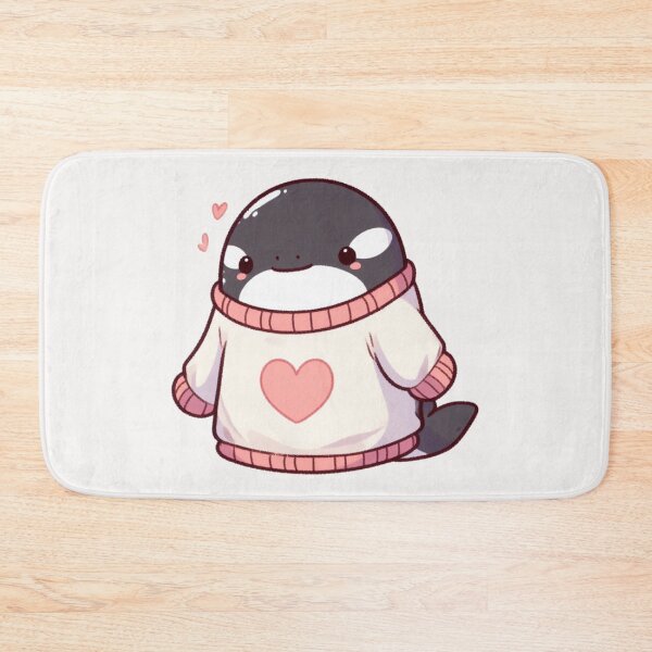 Item preview, Heart Sweater Orca Valentine's Day designed and sold by LemuellTrends.