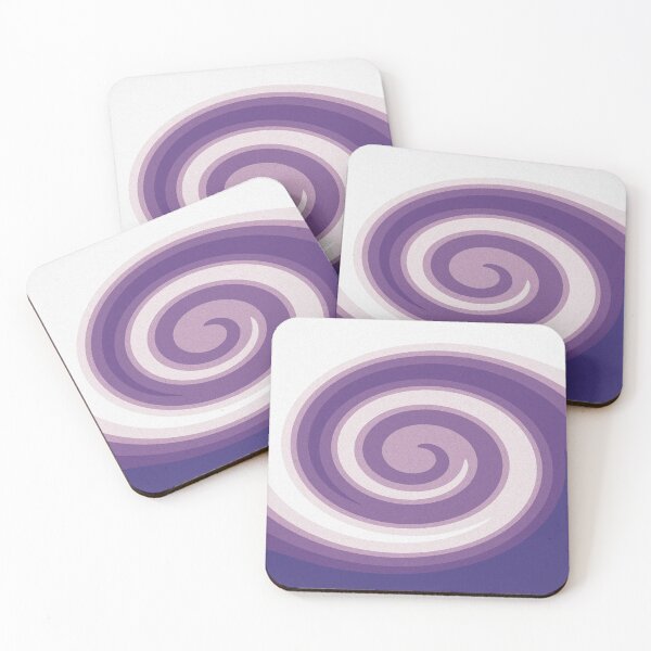 Item preview, White to Deep Purple Swirl Design designed and sold by PandLcreations.
