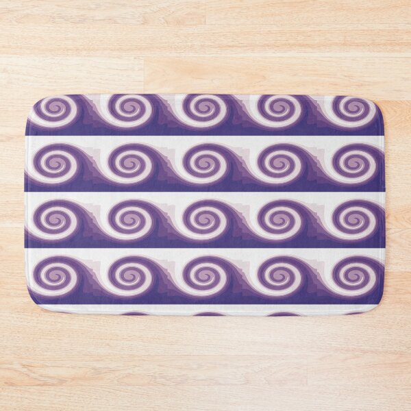 Item preview, White to Deep Purple Swirl Design designed and sold by PandLcreations.