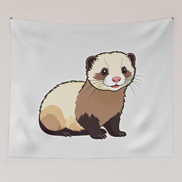 Item preview, Minimalistic Ferret designed and sold by Mirokoth.