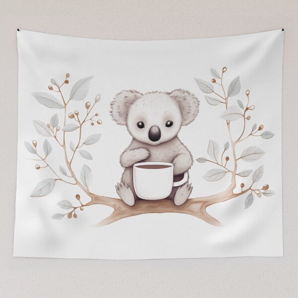 Item preview, Relaxed Koala Drinking Coffee  designed and sold by CamGO.