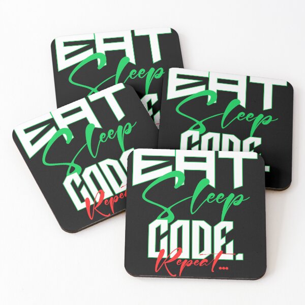 Item preview, Eat Sleep Code Repeat designed and sold by j--prints.